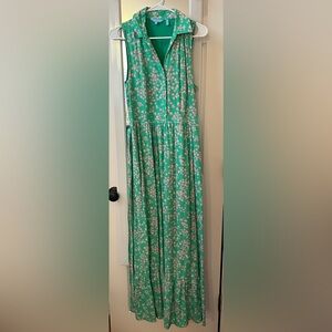 Draper James (kohls) full length sleeveless dress